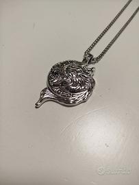 Collana Amuleto Lupo Mistico