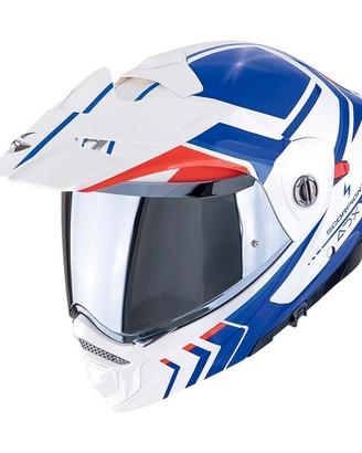 Casco modulare apribile SCORPION ADX 2 bianco blu 