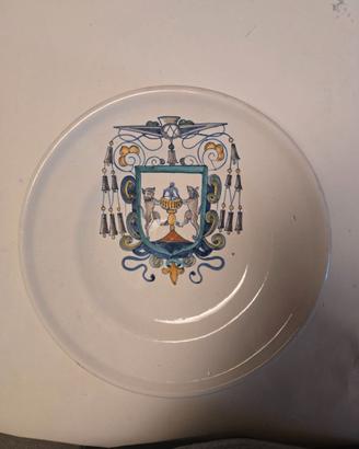 Piatto commemorativo in ceramica/porcellana