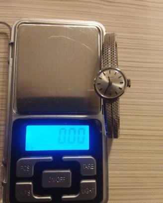 orologio in oro 750 bianco carica manuale