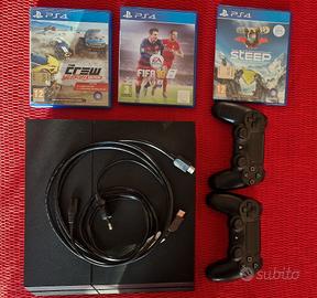 PS4 1TB 2 controller + giochi
