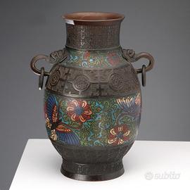 Vaso Cloisonné - XIX - XX Secolo