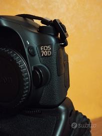 canon 70D più battery grip