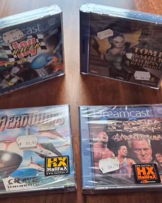Lotto Sega Dreamcast sigillati