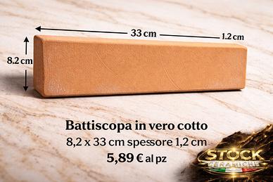 Battiscopa in vero cotto