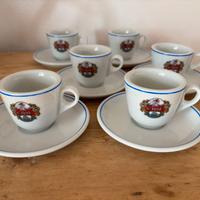 6 tazzine nuove da caffè Mrs Rose 