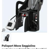 Polisport Seggiolino bici bambino fino a 22 kg