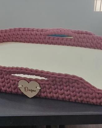 Fasciatoio basso aperto in crochet