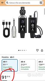 In ear Monitoring Wireless LMBGM A9