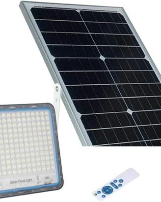 400W Faro LED Esterno Pannello Solare Luce Bianca