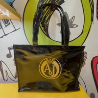 Armani Jeans – Borsa nera in vernice