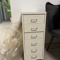 Cassettiera alluminio beige