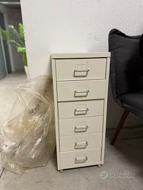 Cassettiera alluminio beige