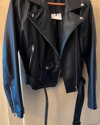 Giubotto Zara “Biker effetto pelle”
