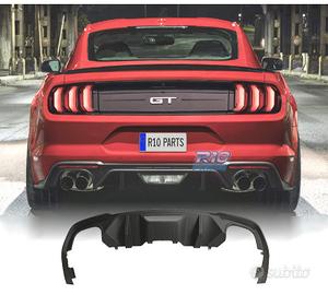 DIFFUSORE FORD MUSTANG 18-23 LOOK GT DOPPIA USCITA