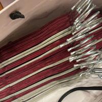 10 grucce velluto bordeaux e grigio