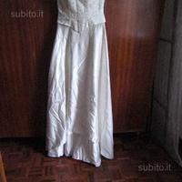 Abito da sposa di raso in 2 pezzi