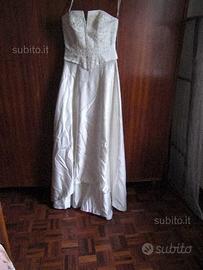 Abito da sposa di raso in 2 pezzi