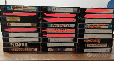 lotto VHS Registrate da TV a 50 centesimi cadauno 