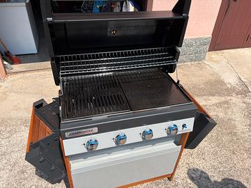 Bbq a gas campignaz serie 4 woody L