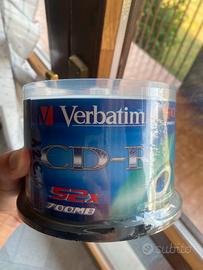 Cd-r vuoti marca Verbatim confezione da 50