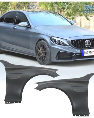 KIT 2 PARAFANGHI MERCEDES W205 C205 14- LOOK C63 M