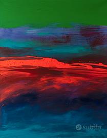 Quadro in acrilico su tela con telaio