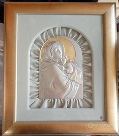 quadro icona argento 925