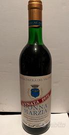 Bottiglia di vino Donna Marzia del 1971