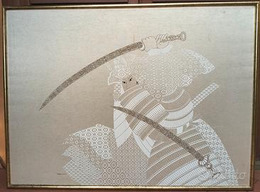 quadro  Fabbenzioni raffigurante samurai