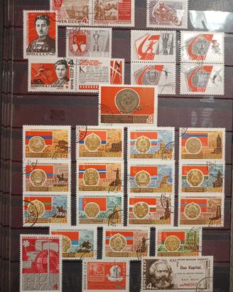 Francobolli Russia 1967 US 98 valori+3 BF