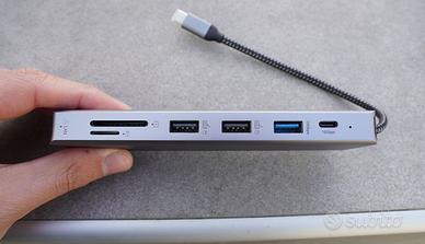 HUB USB-C 14 in 1 YLSCI - Ethernet 100W
