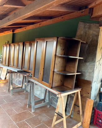 Pensili in legno massello