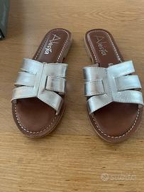 Ciabatte donna Alesya tg 36 argento