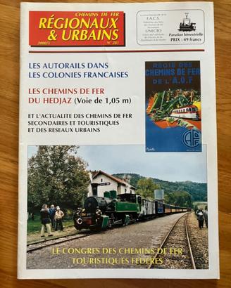 Rivista treno chemins de fer réginaux urbains 281