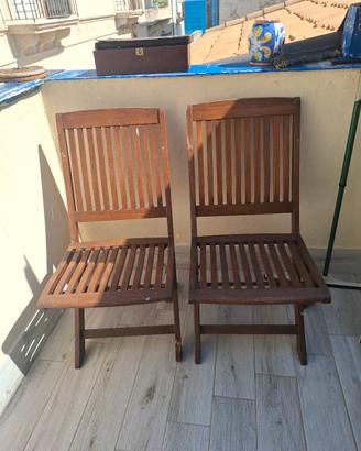sedie in legno