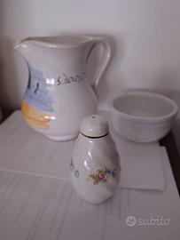 Lotto 3 Ceramiche Vintage - Brocca S. Benedetto +
