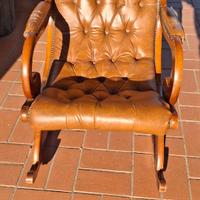 Sedia a dondolo vintage