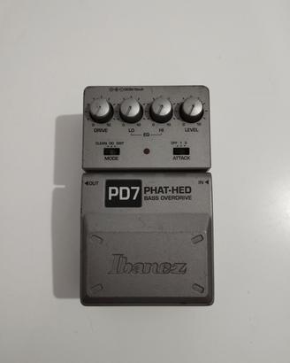Ibanez PD7 pedale basso overdrive distorsore