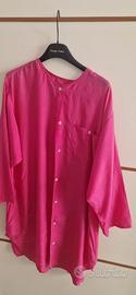 CAMICIA FUXIA SETA 100%
