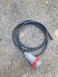Cavo 5m 380v 32a pentapolare con presa Gewiss 