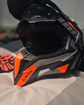 Casco Aviator Ace 2 Iron | guanti e maschera in om