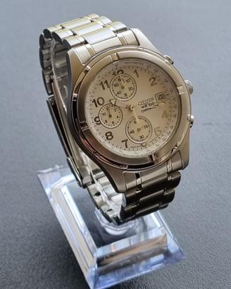 Cronografo Citizen in acciaio inox batteria nuova