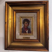 Quadro raffigurante viso bi bambino