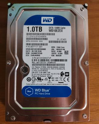 Hard disk Western Digital 1 TB Wd Blue