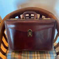 Valigetta in pelle pieni fiore - serratura Presto