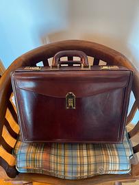 Valigetta in pelle pieni fiore - serratura Presto