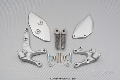 Supporto pedana anteriore YAMAHA YZF R3 2015 2024