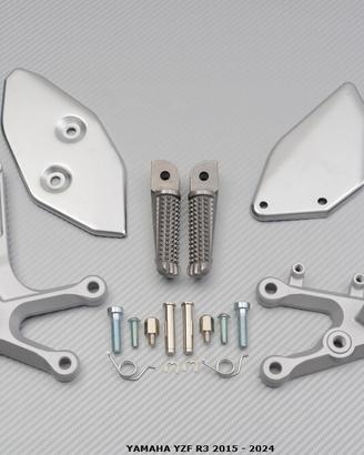 Supporto pedana anteriore YAMAHA YZF R3 2015 2024