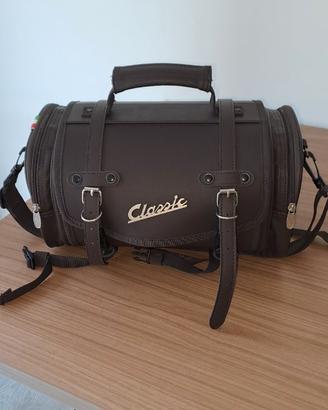BAULETTO IN CUOIO COLORE TABACCO PER PORTAPACCHI